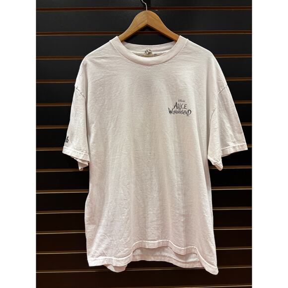 2010 Alice in Wonderland Johnny Depp Movie Promo Graphic T Shirt Large 23x27 - Picture 2 of 4